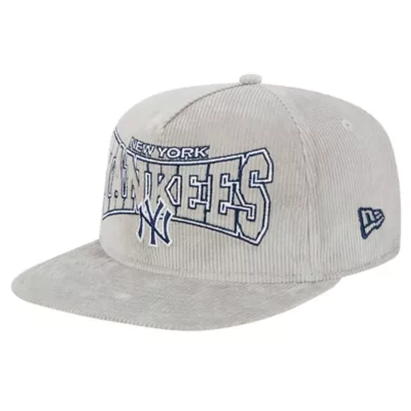 MLB New York Yankees Corduroy Golfer Snapback Hat