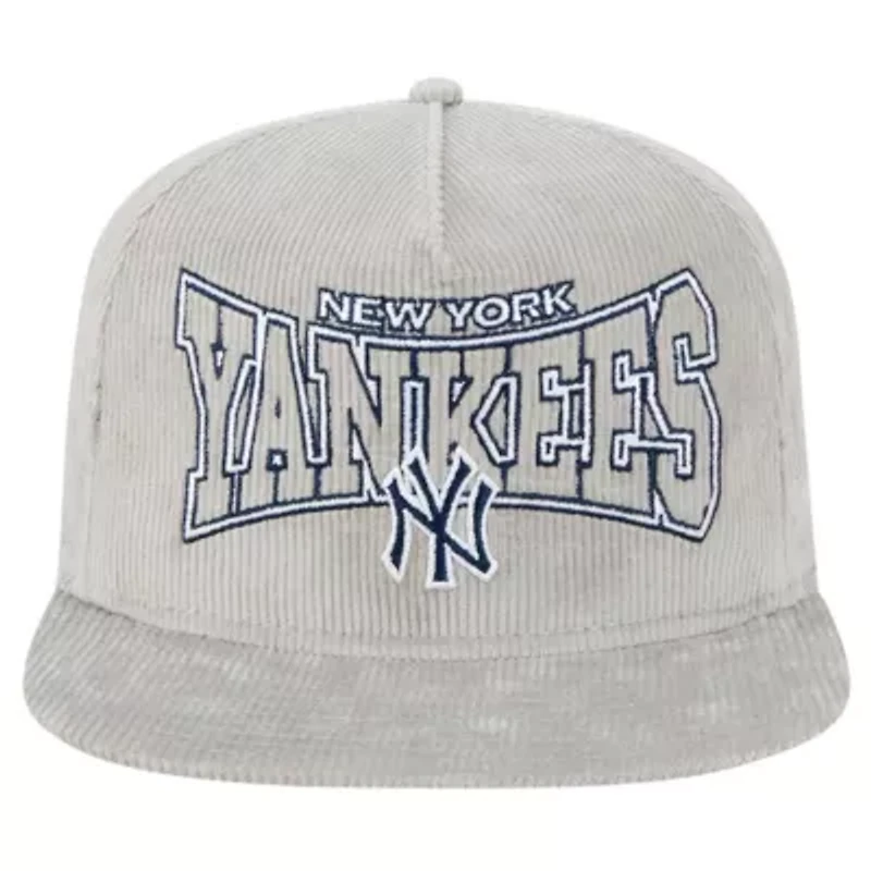 MLB New York Yankees Corduroy Golfer Snapback Hat