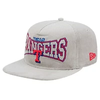 MLB Texas Rangers Corduroy Golfer Snapback Hat