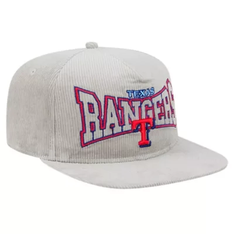 MLB Texas Rangers Corduroy Golfer Snapback Hat