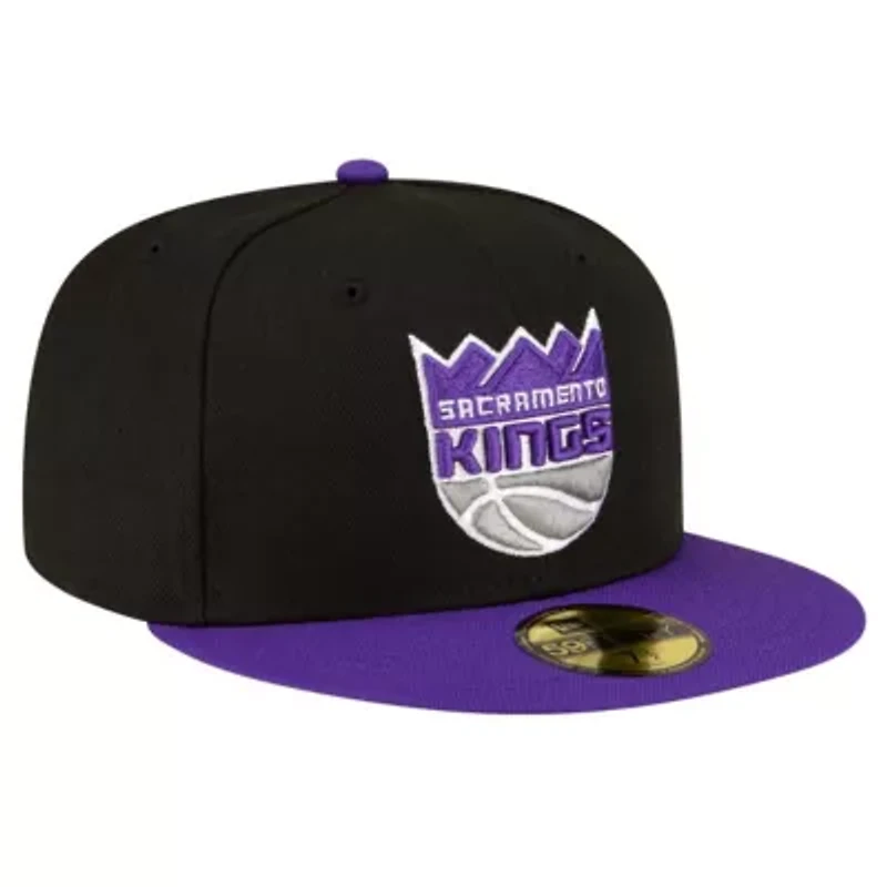 NBA Black/Purple Sacramento Kings 2-Tone 59FIFTY Fitted Hat