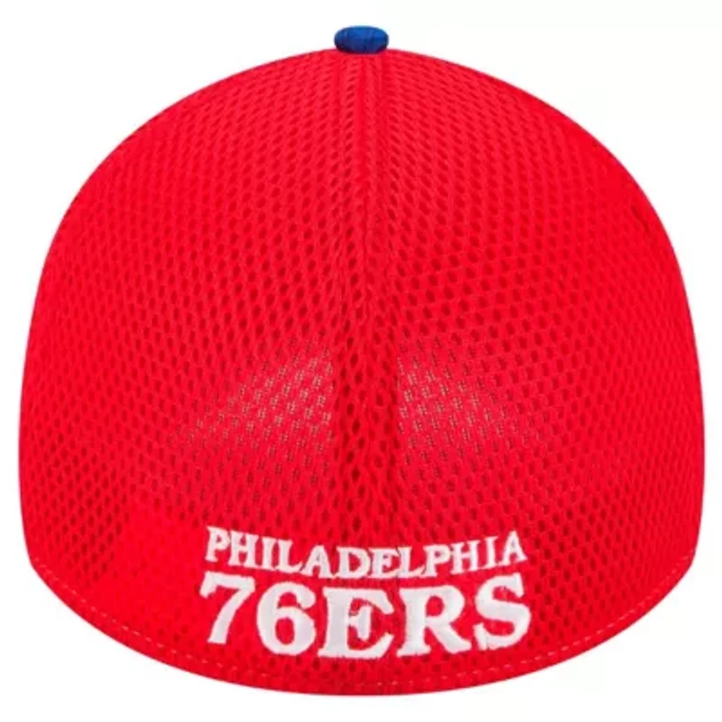 NBA Royal/Red Philadelphia 76ers Active Tech Neo Flex 39THIRTY Hat