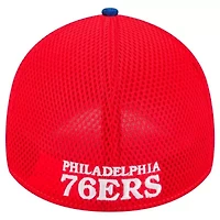 NBA Royal/Red Philadelphia 76ers Active Tech Neo Flex 39THIRTY Hat