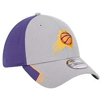 NBA Gray/Purple Phoenix Suns Active Trim 39THIRTY Flex Hat