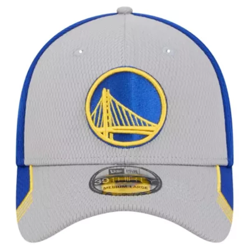 NBA Gray/Royal Golden State Warriors Active Trim 39THIRTY Flex Hat