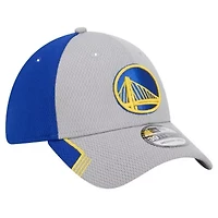 NBA Gray/Royal Golden State Warriors Active Trim 39THIRTY Flex Hat