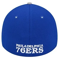 NBA Gray/Royal Philadelphia 76ers Active Trim 39THIRTY Flex Hat