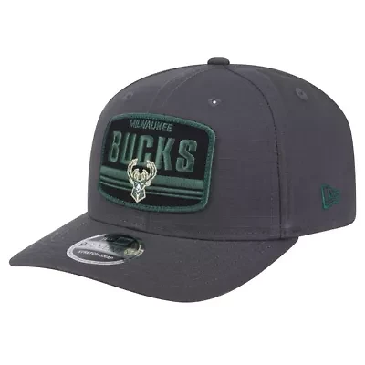 NBA Milwaukee Bucks Team Elevated Patch 9SEVENTY Adjustable Hat