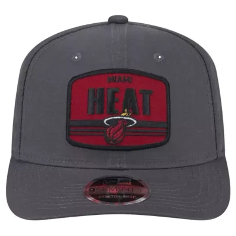 NBA Miami Heat Team Elevated Patch 9SEVENTY Adjustable Hat