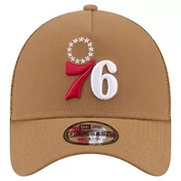 NBA Philadelphia 76ers 9FORTY A-Frame Trucker Adjustable Hat