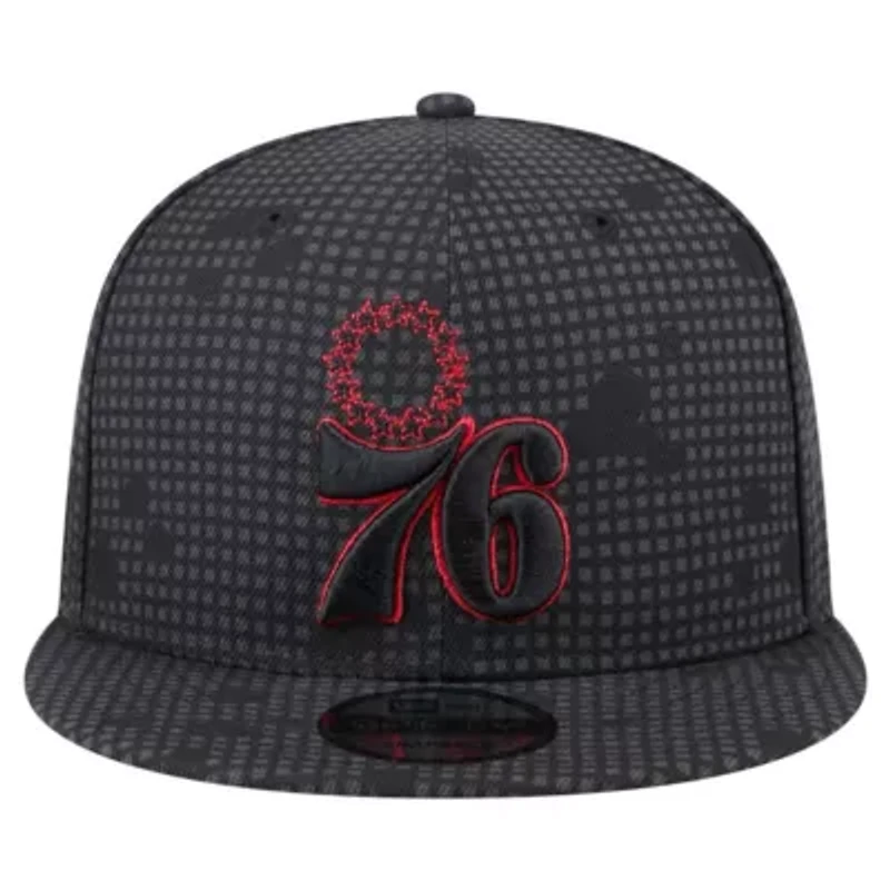 NBA Philadelphia 76ers Midnight Ink Pop Outline 9FIFTY Snapback Hat