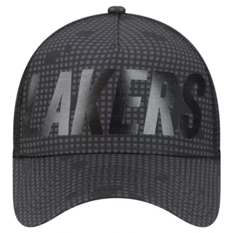 NBA Los Angeles Lakers Midnight Ink Tonal A-Frame Trucker 9FORTY Adjustable Hat