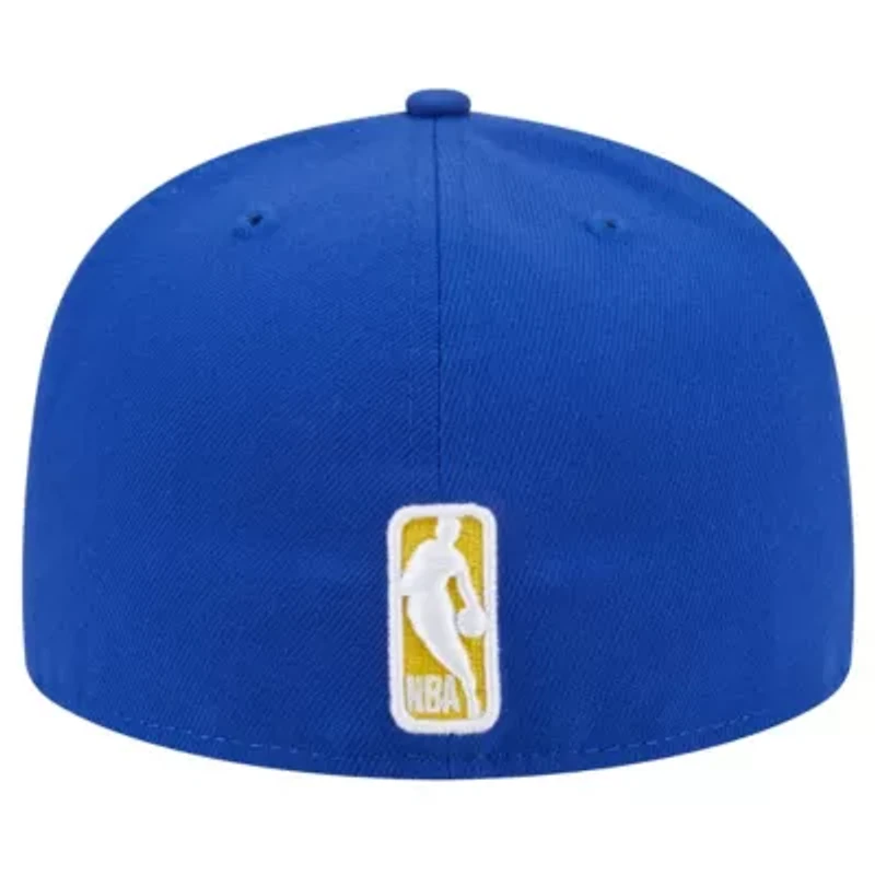 NBA Golden State Warriors Sport Night Script Sided 59FIFTY Fitted Hat