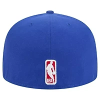 NBA Philadelphia 76ers Sport Night Script Sided 59FIFTY Fitted Hat