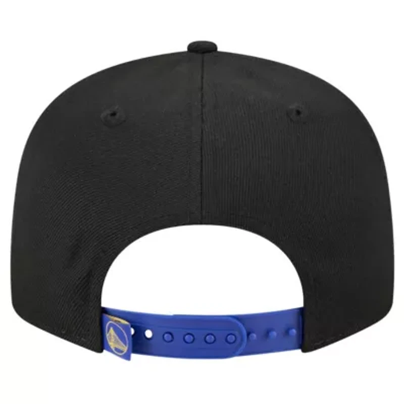 NBA Black/Royal Golden State Warriors Sport Night Splatter 2-Tone 9FIFTY Snapback Hat
