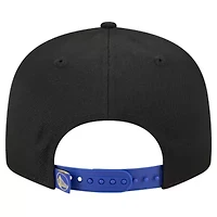 NBA Black/Royal Golden State Warriors Sport Night Splatter 2-Tone 9FIFTY Snapback Hat