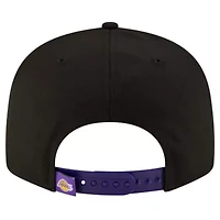 NBA Black/Purple Los Angeles Lakers Sport Night Splatter 2-Tone 9FIFTY Snapback Hat