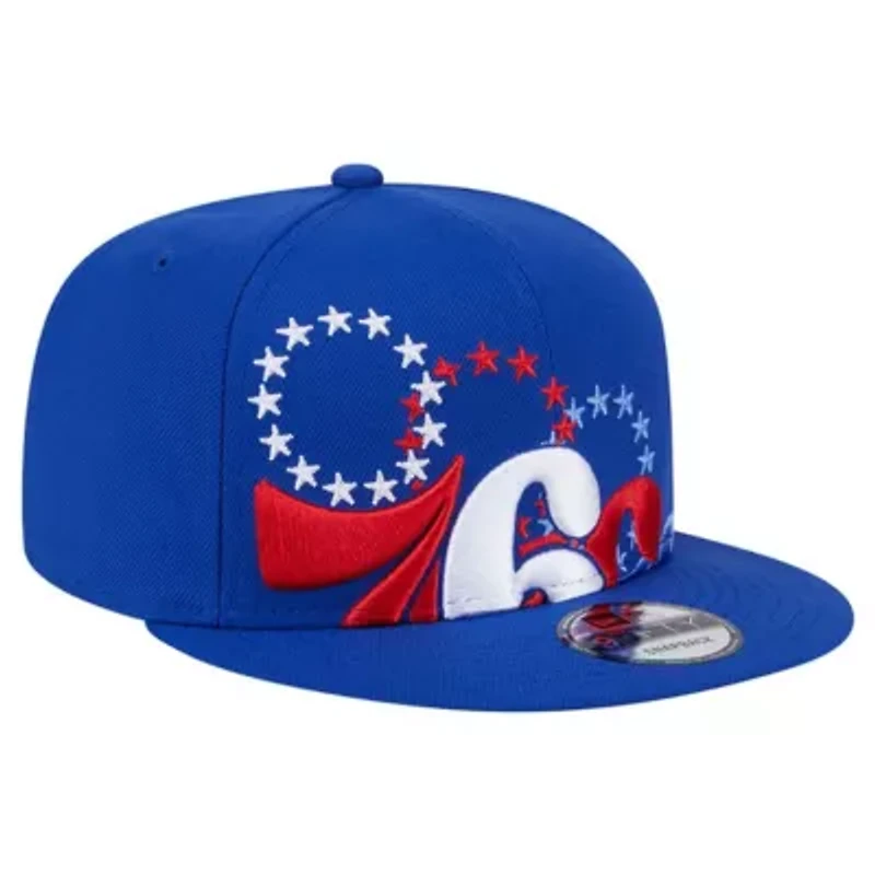 NBA Philadelphia 76ers Sport Night Team Shadow 9FIFTY Snapback Hat
