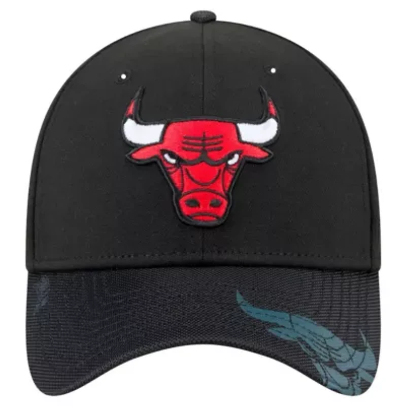 NBA Chicago Bulls Sport Night Visor Hit 39THIRTY Flex Hat