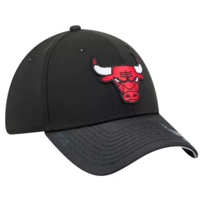 NBA Chicago Bulls Sport Night Visor Hit 39THIRTY Flex Hat