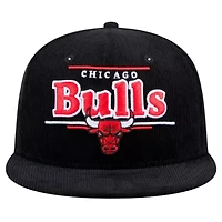 NBA Chicago Bulls Throwback Display Corduroy 9FIFTY Snapback Hat