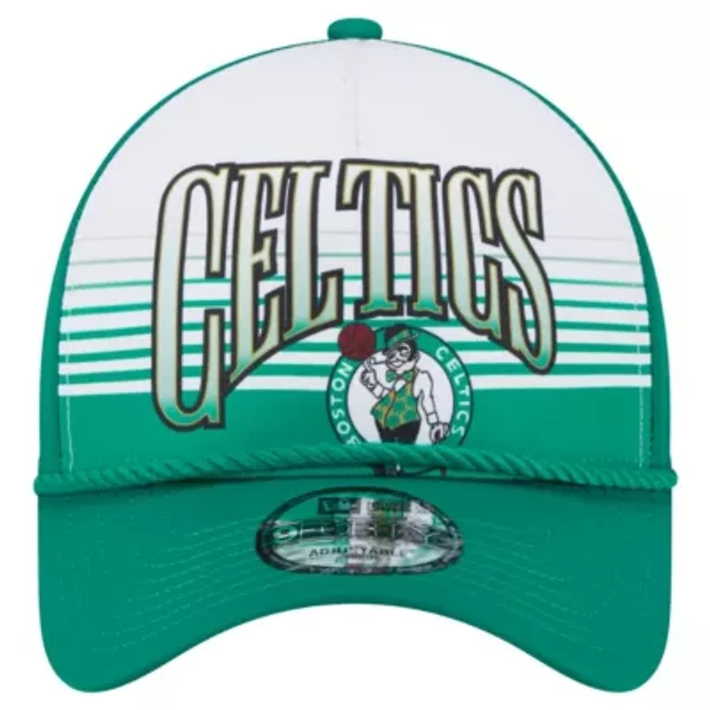 NBA Kelly Boston Celtics Throwback Gradient A-Frame 9FORTY Adjustable Hat