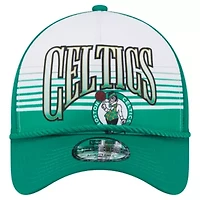 NBA Kelly Boston Celtics Throwback Gradient A-Frame 9FORTY Adjustable Hat