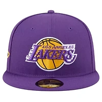 NBA Los Angeles Lakers Throwback Pennant 59FIFTY Fitted Hat