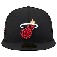NBA Miami Heat Throwback Pennant 59FIFTY Fitted Hat
