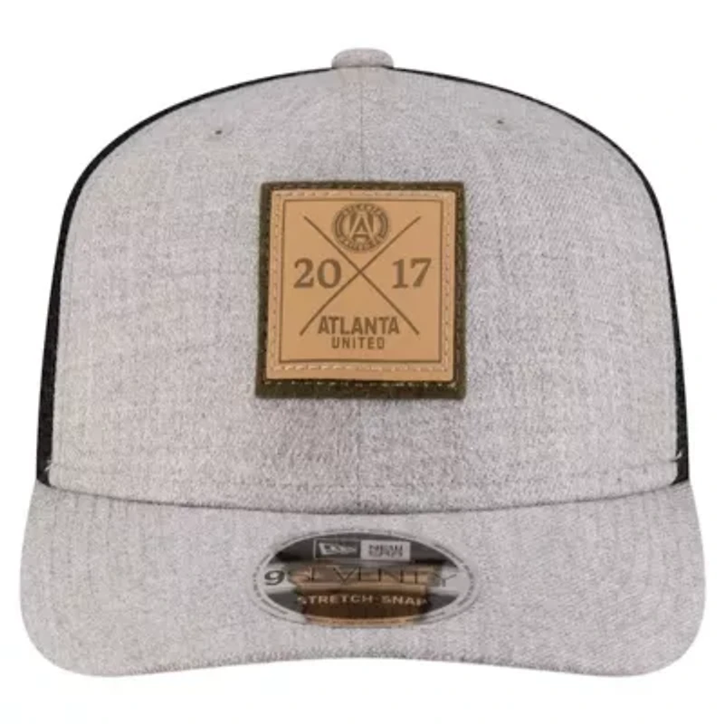 MLS Heather Atlanta United FC 9SEVENTY Stretch-Snap Adjustable Hat