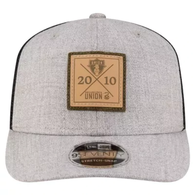 MLS Heather Philadelphia Union 9SEVENTY Stretch-Snap Adjustable Hat