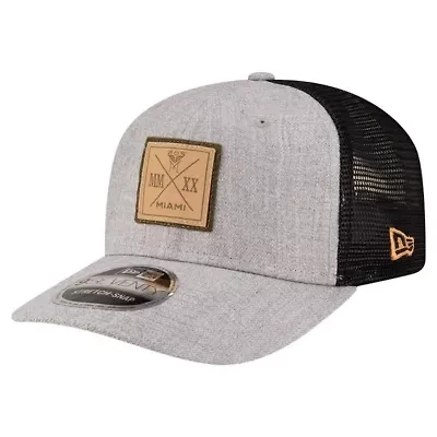 MLS Heather Inter Miami CF 9SEVENTY COOLERA Stretch-Snap Adjustable Hat