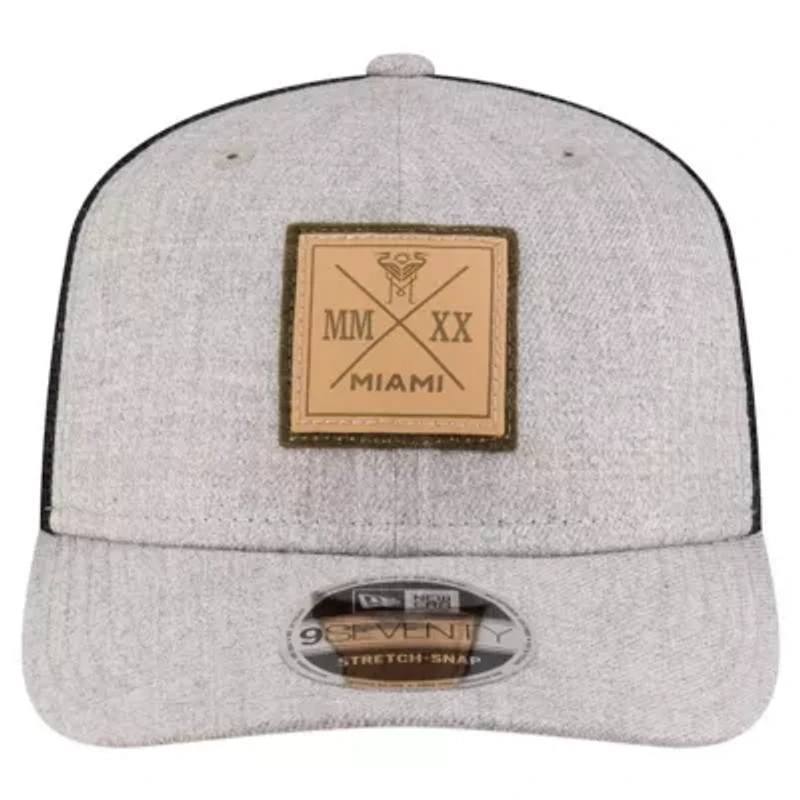 MLS Heather Inter Miami CF 9SEVENTY COOLERA Stretch-Snap Adjustable Hat