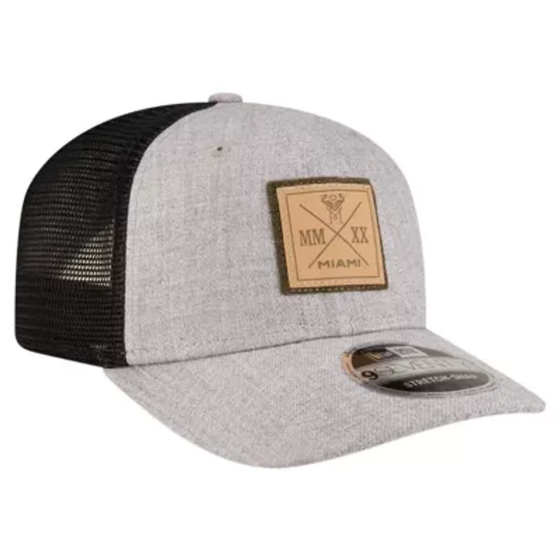 MLS Heather Inter Miami CF 9SEVENTY COOLERA Stretch-Snap Adjustable Hat