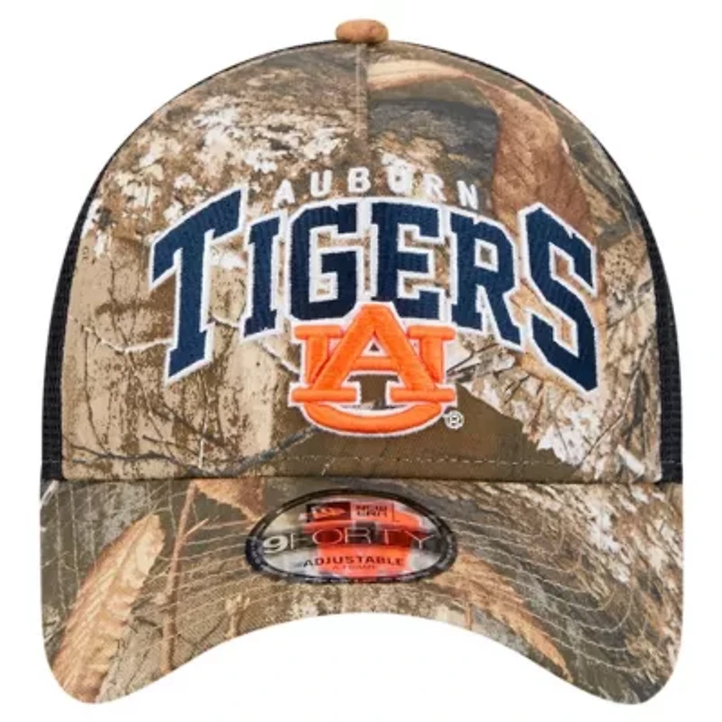 NCAA Camo/Navy Auburn Tigers 9FORTY A-Frame Adjustable Hat