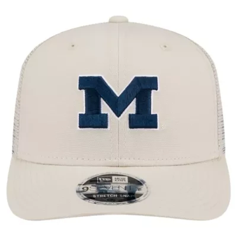 NCAA Michigan Wolverines Canvas 9SEVENTY Stretch-Snap Adjustable Hat