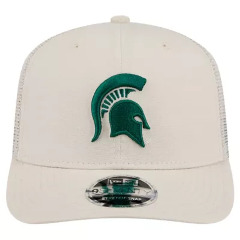 NCAA Michigan State Spartans Canvas 9SEVENTY Stretch-Snap Adjustable Hat