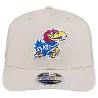 NCAA Kansas Jayhawks Canvas 9SEVENTY Stretch-Snap Adjustable Hat