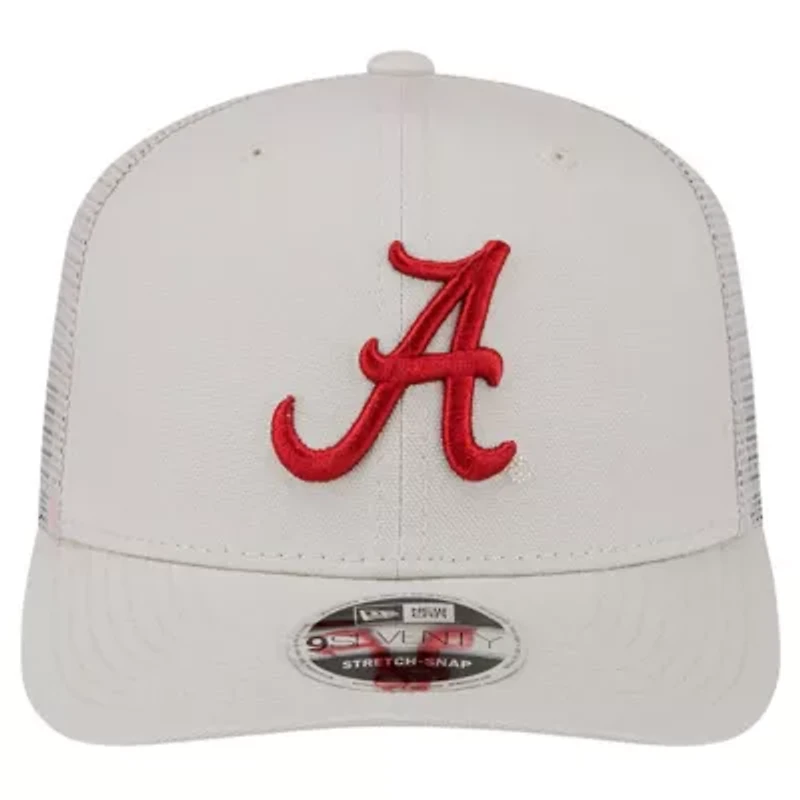 Alabama Crimson Tide NCAA Alabama Tide Canvas 9SEVENTY Stretch-Snap Adjustable Hat