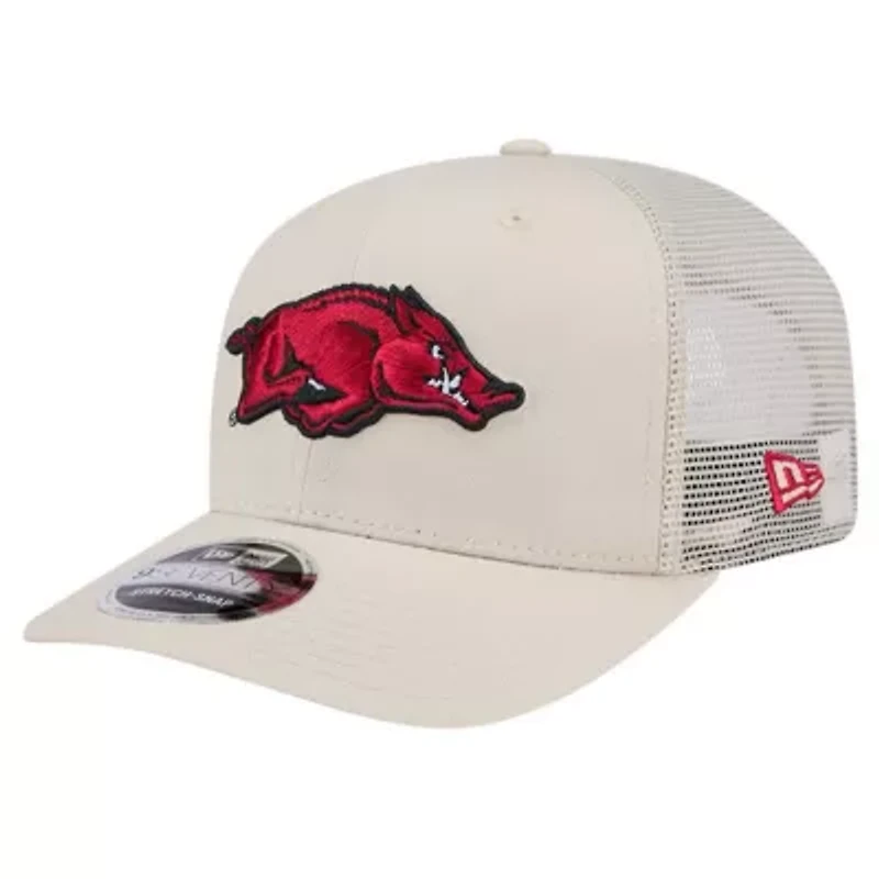 NCAA Arkansas Razorbacks Canvas 9SEVENTY Stretch-Snap Adjustable Hat
