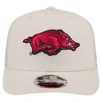 NCAA Arkansas Razorbacks Canvas 9SEVENTY Stretch-Snap Adjustable Hat