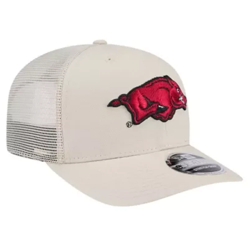 NCAA Arkansas Razorbacks Canvas 9SEVENTY Stretch-Snap Adjustable Hat