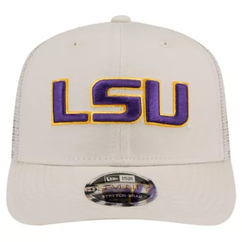 NCAA LSU Tigers Canvas 9SEVENTY Stretch-Snap Adjustable Hat