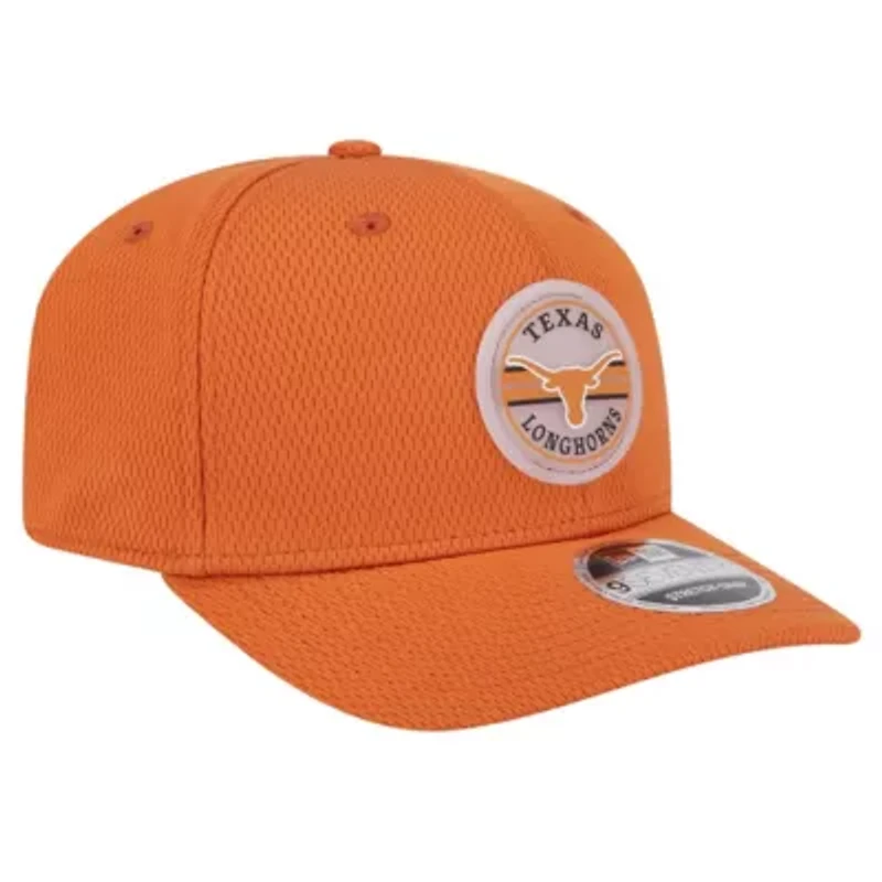 NCAA Burnt Texas Longhorns Patched 9SEVENTY Stretch-Snap Adjustable Hat