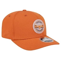 NCAA Burnt Texas Longhorns Patched 9SEVENTY Stretch-Snap Adjustable Hat
