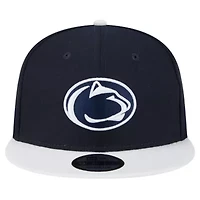 NCAA Navy/White Penn State Nittany Lions Two-Tone 9FIFTY Snapback Hat