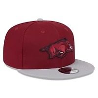 NCAA Arkansas Razorbacks Two-Tone 9FIFTY Snapback Hat