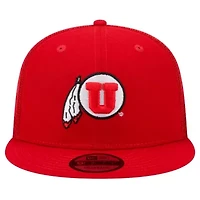 NCAA Utah Utes 9FIFTY Trucker Snapback Hat