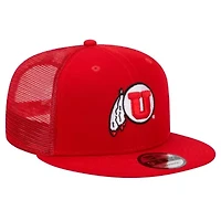 NCAA Utah Utes 9FIFTY Trucker Snapback Hat