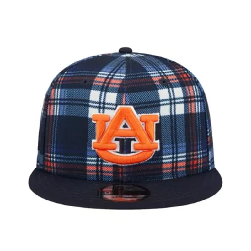 NCAA Auburn Tigers Plaid 9FIFTY Snapback Hat